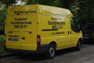 Auweiler Sanitärtechnik Firmenwagen